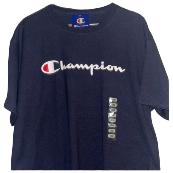 Champion Men’s t-shirt size large - Navy Blue - Picture 2 of 8